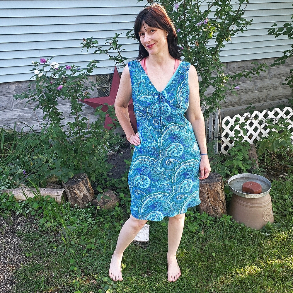 Vintage paisley dress from A Wild Thyme size 10 petite